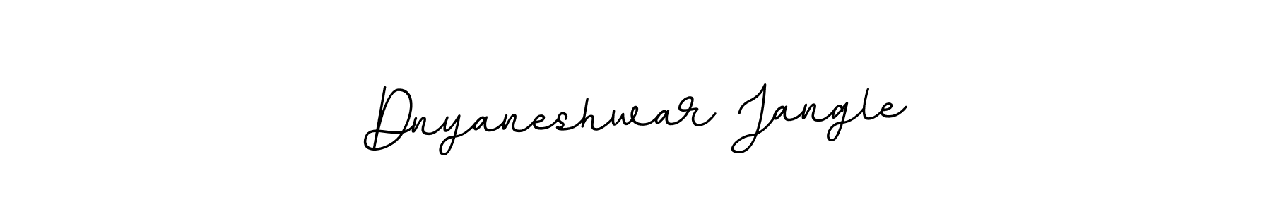 How to make Dnyaneshwar Jangle name signature. Use BallpointsItalic-DORy9 style for creating short signs online. This is the latest handwritten sign. Dnyaneshwar Jangle signature style 11 images and pictures png