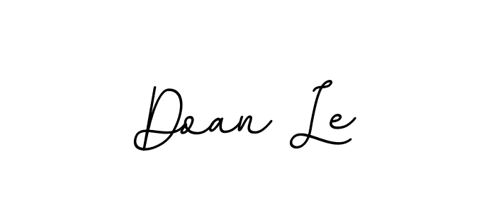 Create a beautiful signature design for name Doan Le. With this signature (BallpointsItalic-DORy9) fonts, you can make a handwritten signature for free. Doan Le signature style 11 images and pictures png