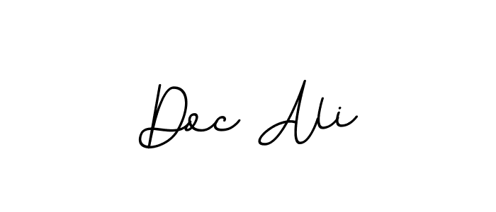 Design your own signature with our free online signature maker. With this signature software, you can create a handwritten (BallpointsItalic-DORy9) signature for name Doc Ali. Doc Ali signature style 11 images and pictures png