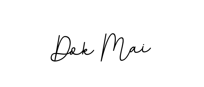 The best way (BallpointsItalic-DORy9) to make a short signature is to pick only two or three words in your name. The name Dok Mai include a total of six letters. For converting this name. Dok Mai signature style 11 images and pictures png