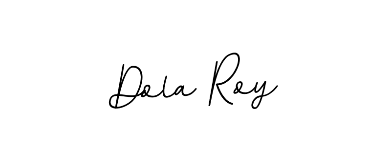 Use a signature maker to create a handwritten signature online. With this signature software, you can design (BallpointsItalic-DORy9) your own signature for name Dola Roy. Dola Roy signature style 11 images and pictures png