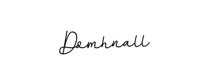 Domhnall stylish signature style. Best Handwritten Sign (BallpointsItalic-DORy9) for my name. Handwritten Signature Collection Ideas for my name Domhnall. Domhnall signature style 11 images and pictures png