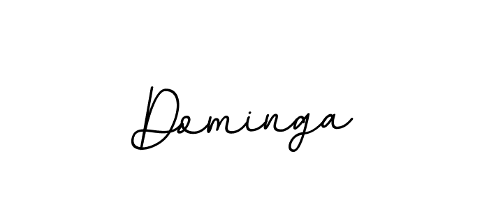 Make a beautiful signature design for name Dominga. With this signature (BallpointsItalic-DORy9) style, you can create a handwritten signature for free. Dominga signature style 11 images and pictures png