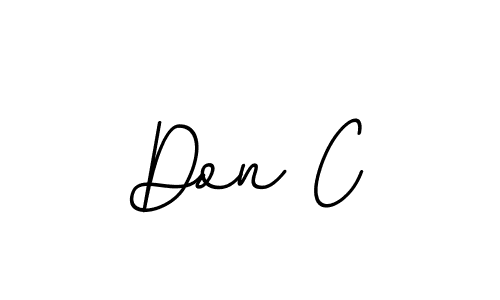 Also we have Don C name is the best signature style. Create professional handwritten signature collection using BallpointsItalic-DORy9 autograph style. Don C signature style 11 images and pictures png