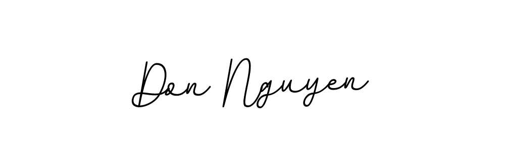 The best way (BallpointsItalic-DORy9) to make a short signature is to pick only two or three words in your name. The name Don Nguyen include a total of six letters. For converting this name. Don Nguyen signature style 11 images and pictures png