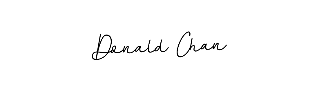 Donald Chan stylish signature style. Best Handwritten Sign (BallpointsItalic-DORy9) for my name. Handwritten Signature Collection Ideas for my name Donald Chan. Donald Chan signature style 11 images and pictures png