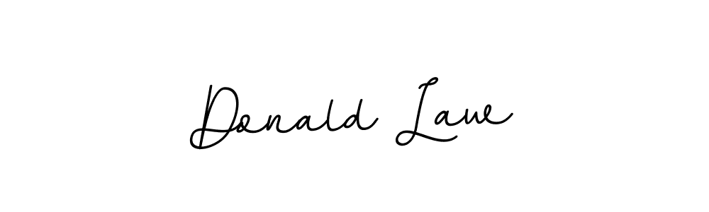 The best way (BallpointsItalic-DORy9) to make a short signature is to pick only two or three words in your name. The name Donald Law include a total of six letters. For converting this name. Donald Law signature style 11 images and pictures png