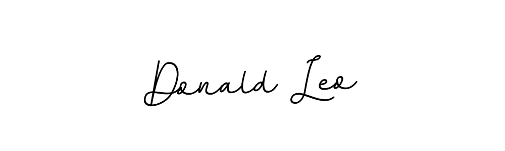 Create a beautiful signature design for name Donald Leo. With this signature (BallpointsItalic-DORy9) fonts, you can make a handwritten signature for free. Donald Leo signature style 11 images and pictures png