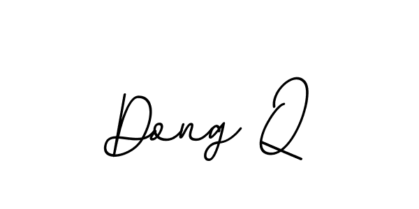 Use a signature maker to create a handwritten signature online. With this signature software, you can design (BallpointsItalic-DORy9) your own signature for name Dong Q. Dong Q signature style 11 images and pictures png