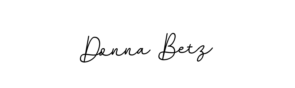 Make a beautiful signature design for name Donna Betz. With this signature (BallpointsItalic-DORy9) style, you can create a handwritten signature for free. Donna Betz signature style 11 images and pictures png