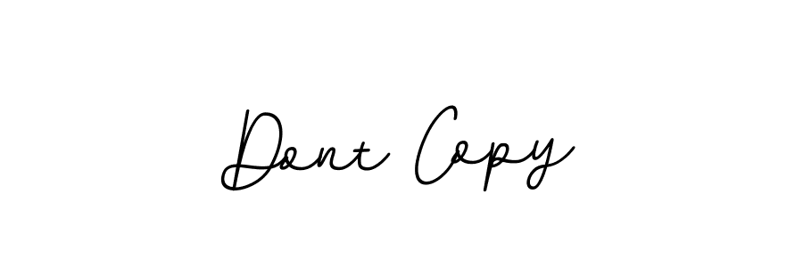 Dont Copy stylish signature style. Best Handwritten Sign (BallpointsItalic-DORy9) for my name. Handwritten Signature Collection Ideas for my name Dont Copy. Dont Copy signature style 11 images and pictures png