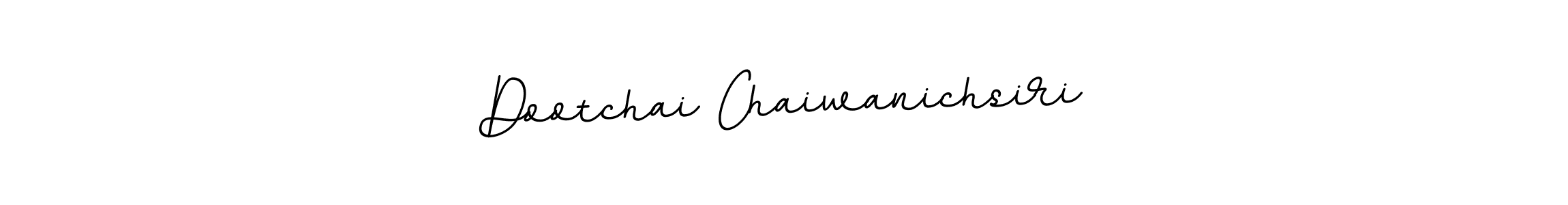 Design your own signature with our free online signature maker. With this signature software, you can create a handwritten (BallpointsItalic-DORy9) signature for name Dootchai Chaiwanichsiri. Dootchai Chaiwanichsiri signature style 11 images and pictures png