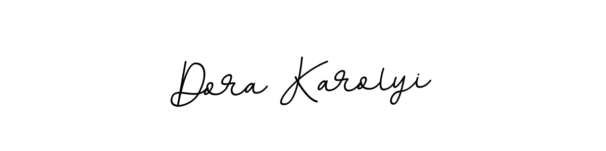 Create a beautiful signature design for name Dora Karolyi. With this signature (BallpointsItalic-DORy9) fonts, you can make a handwritten signature for free. Dora Karolyi signature style 11 images and pictures png