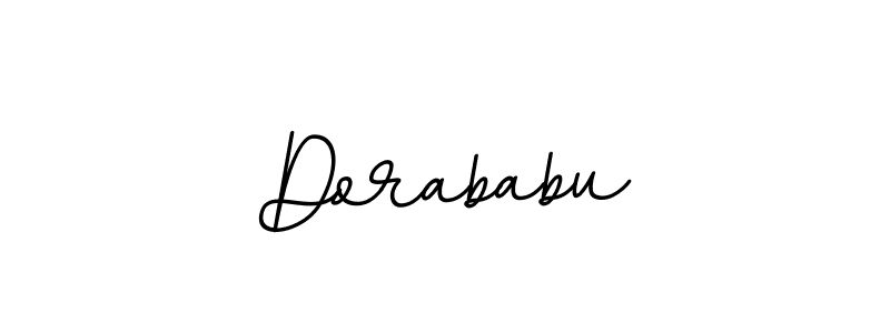 You should practise on your own different ways (BallpointsItalic-DORy9) to write your name (Dorababu) in signature. don't let someone else do it for you. Dorababu signature style 11 images and pictures png