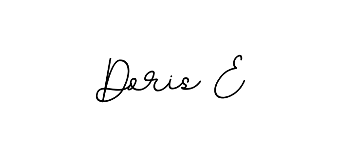 Design your own signature with our free online signature maker. With this signature software, you can create a handwritten (BallpointsItalic-DORy9) signature for name Doris E. Doris E signature style 11 images and pictures png