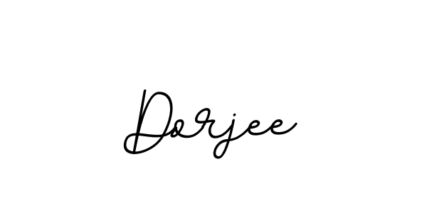 Make a beautiful signature design for name Dorjee. With this signature (BallpointsItalic-DORy9) style, you can create a handwritten signature for free. Dorjee signature style 11 images and pictures png