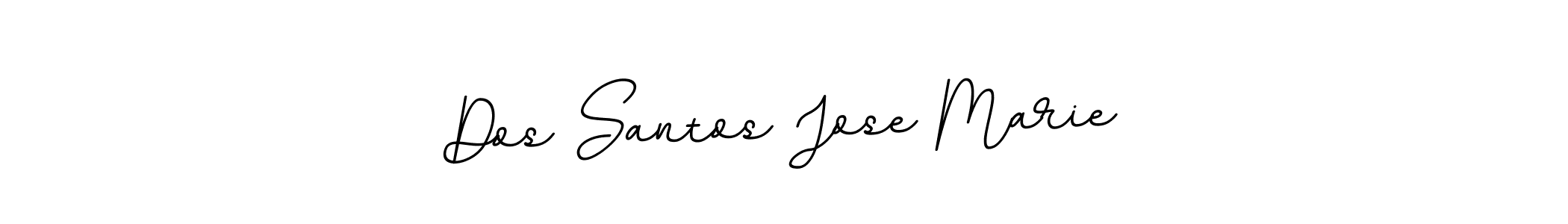 Dos Santos Jose Marie stylish signature style. Best Handwritten Sign (BallpointsItalic-DORy9) for my name. Handwritten Signature Collection Ideas for my name Dos Santos Jose Marie. Dos Santos Jose Marie signature style 11 images and pictures png