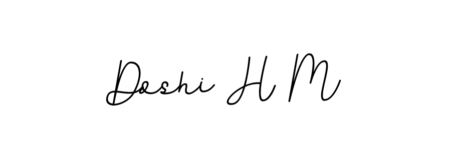 How to make Doshi H M signature? BallpointsItalic-DORy9 is a professional autograph style. Create handwritten signature for Doshi H M name. Doshi H M signature style 11 images and pictures png