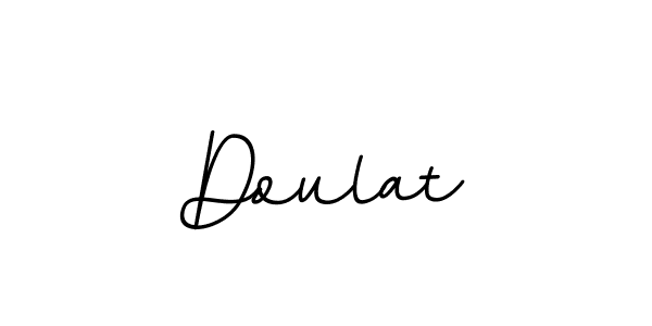 Use a signature maker to create a handwritten signature online. With this signature software, you can design (BallpointsItalic-DORy9) your own signature for name Doulat. Doulat signature style 11 images and pictures png