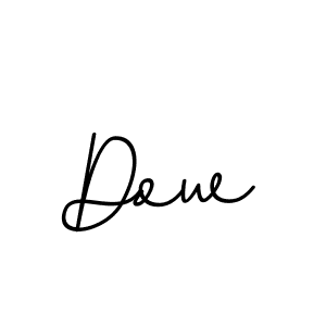 Dow stylish signature style. Best Handwritten Sign (BallpointsItalic-DORy9) for my name. Handwritten Signature Collection Ideas for my name Dow. Dow signature style 11 images and pictures png