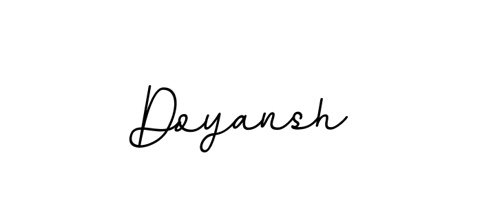 Doyansh stylish signature style. Best Handwritten Sign (BallpointsItalic-DORy9) for my name. Handwritten Signature Collection Ideas for my name Doyansh. Doyansh signature style 11 images and pictures png