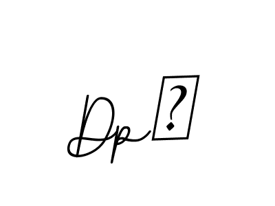 Use a signature maker to create a handwritten signature online. With this signature software, you can design (BallpointsItalic-DORy9) your own signature for name Dp². Dp² signature style 11 images and pictures png