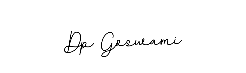 Make a beautiful signature design for name Dp Goswami. With this signature (BallpointsItalic-DORy9) style, you can create a handwritten signature for free. Dp Goswami signature style 11 images and pictures png