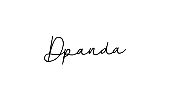 Use a signature maker to create a handwritten signature online. With this signature software, you can design (BallpointsItalic-DORy9) your own signature for name Dpanda. Dpanda signature style 11 images and pictures png