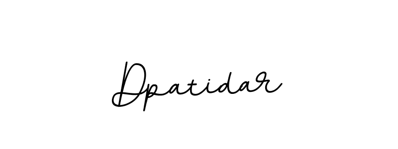 Use a signature maker to create a handwritten signature online. With this signature software, you can design (BallpointsItalic-DORy9) your own signature for name Dpatidar. Dpatidar signature style 11 images and pictures png