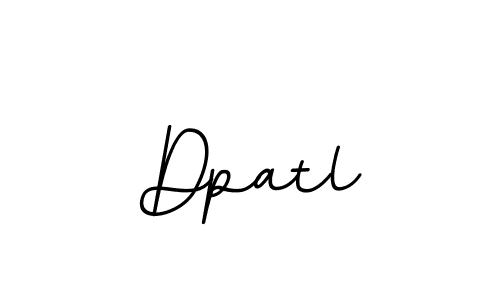 Design your own signature with our free online signature maker. With this signature software, you can create a handwritten (BallpointsItalic-DORy9) signature for name Dpatl. Dpatl signature style 11 images and pictures png
