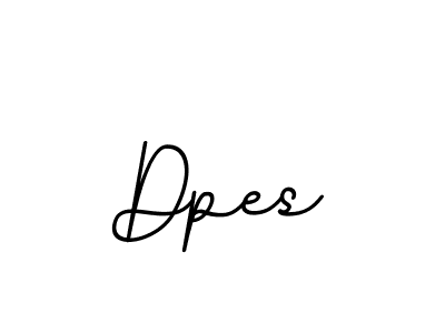 How to make Dpes name signature. Use BallpointsItalic-DORy9 style for creating short signs online. This is the latest handwritten sign. Dpes signature style 11 images and pictures png