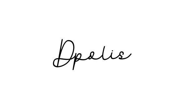 You should practise on your own different ways (BallpointsItalic-DORy9) to write your name (Dpolis) in signature. don't let someone else do it for you. Dpolis signature style 11 images and pictures png