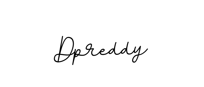 Dpreddy stylish signature style. Best Handwritten Sign (BallpointsItalic-DORy9) for my name. Handwritten Signature Collection Ideas for my name Dpreddy. Dpreddy signature style 11 images and pictures png