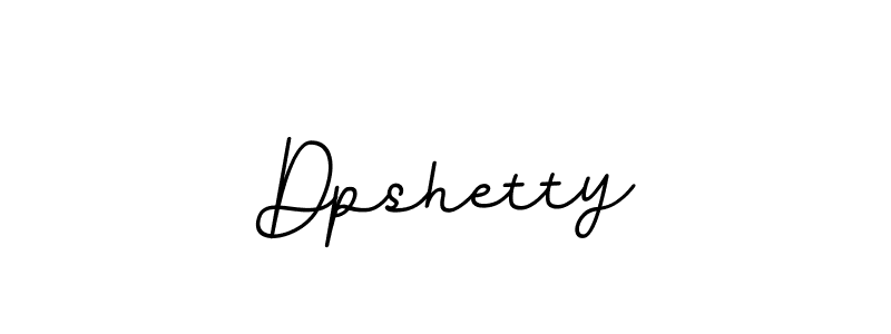 Create a beautiful signature design for name Dpshetty. With this signature (BallpointsItalic-DORy9) fonts, you can make a handwritten signature for free. Dpshetty signature style 11 images and pictures png