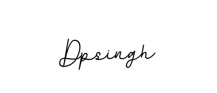 Create a beautiful signature design for name Dpsingh. With this signature (BallpointsItalic-DORy9) fonts, you can make a handwritten signature for free. Dpsingh signature style 11 images and pictures png