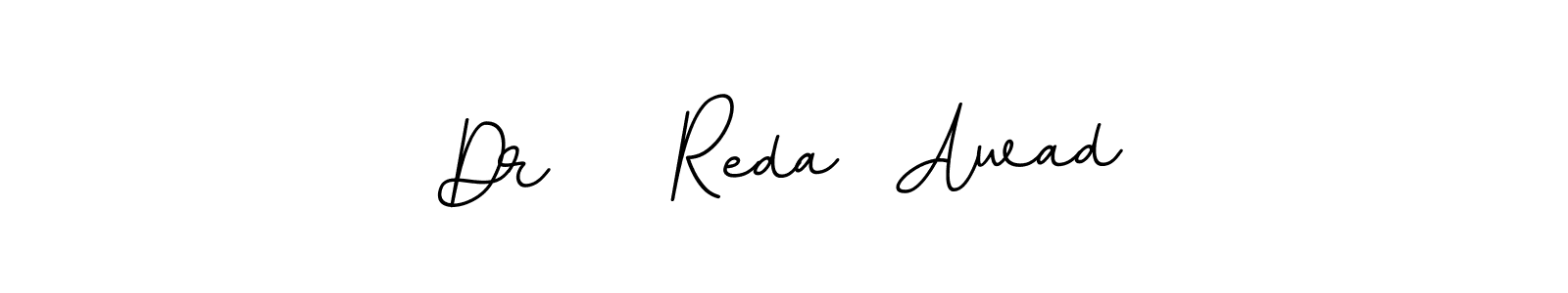 This is the best signature style for the Dr    Reda  Awad name. Also you like these signature font (BallpointsItalic-DORy9). Mix name signature. Dr    Reda  Awad signature style 11 images and pictures png