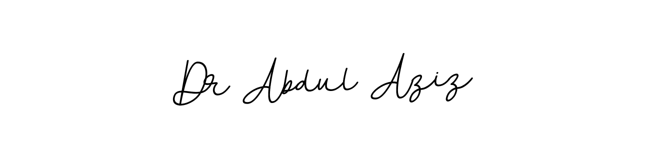 How to make Dr Abdul Aziz name signature. Use BallpointsItalic-DORy9 style for creating short signs online. This is the latest handwritten sign. Dr Abdul Aziz signature style 11 images and pictures png