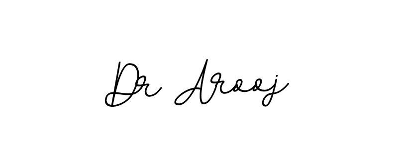 Design your own signature with our free online signature maker. With this signature software, you can create a handwritten (BallpointsItalic-DORy9) signature for name Dr Arooj. Dr Arooj signature style 11 images and pictures png