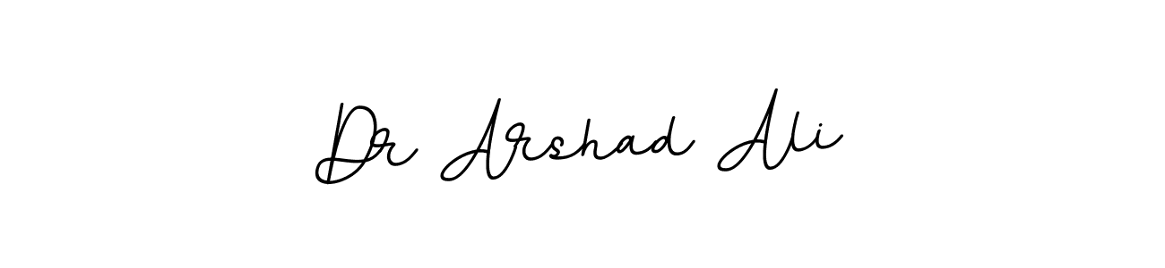 Create a beautiful signature design for name Dr Arshad Ali. With this signature (BallpointsItalic-DORy9) fonts, you can make a handwritten signature for free. Dr Arshad Ali signature style 11 images and pictures png