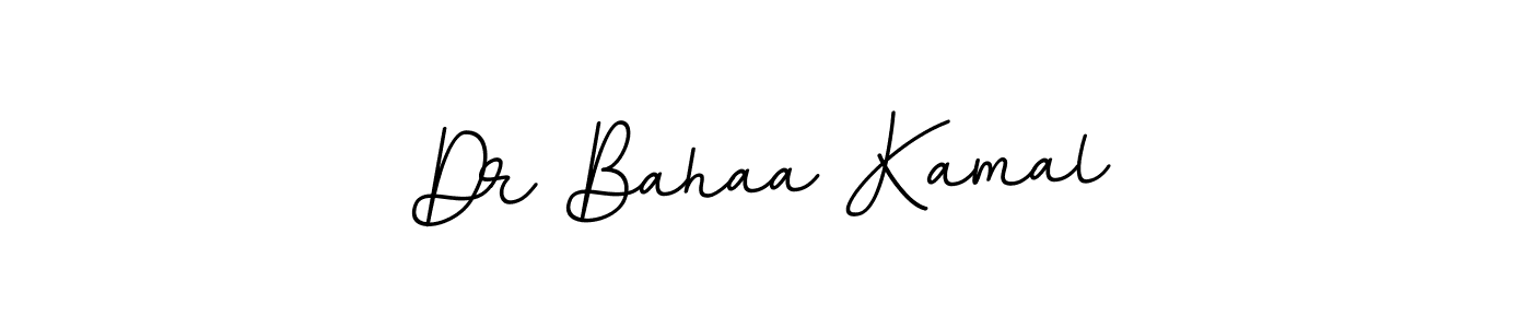 Design your own signature with our free online signature maker. With this signature software, you can create a handwritten (BallpointsItalic-DORy9) signature for name Dr Bahaa Kamal. Dr Bahaa Kamal signature style 11 images and pictures png