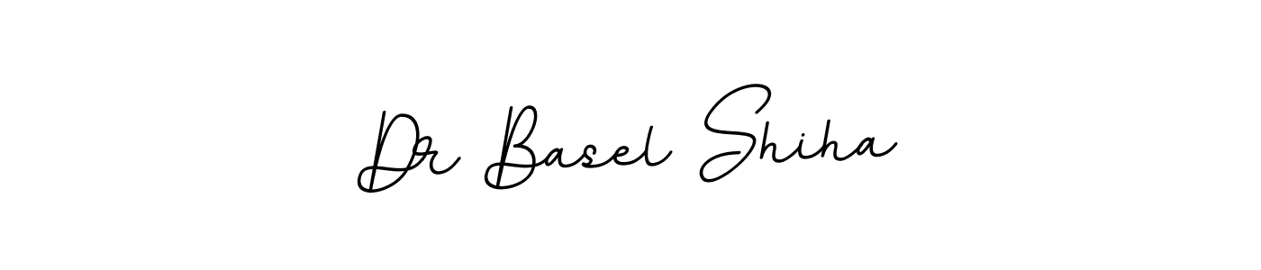 Make a beautiful signature design for name Dr Basel Shiha. With this signature (BallpointsItalic-DORy9) style, you can create a handwritten signature for free. Dr Basel Shiha signature style 11 images and pictures png