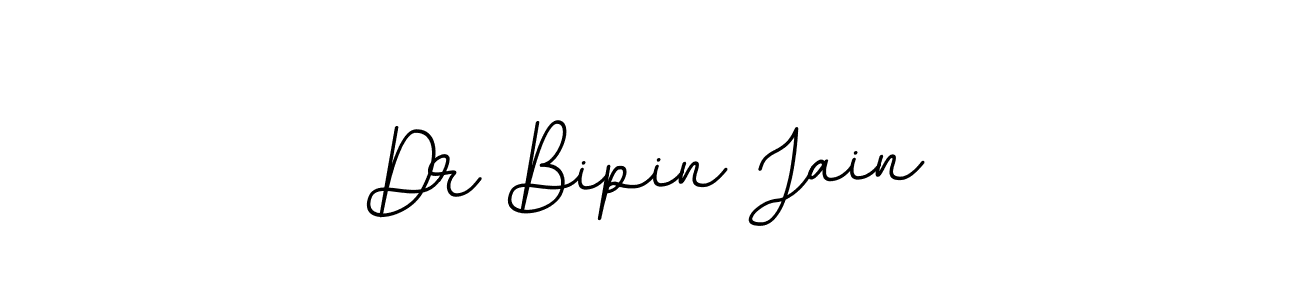 Make a beautiful signature design for name Dr Bipin Jain. With this signature (BallpointsItalic-DORy9) style, you can create a handwritten signature for free. Dr Bipin Jain signature style 11 images and pictures png