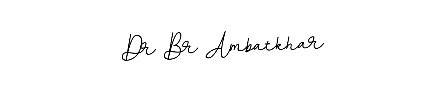 Use a signature maker to create a handwritten signature online. With this signature software, you can design (BallpointsItalic-DORy9) your own signature for name Dr Br Ambatkhar. Dr Br Ambatkhar signature style 11 images and pictures png