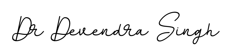 A classic penmanship look for Dr Devendra Singh. The BallpointsItalic-DORy9 font brings timeless elegance and confidence to every signed document. Dr Devendra Singh signature style 11 images and pictures png