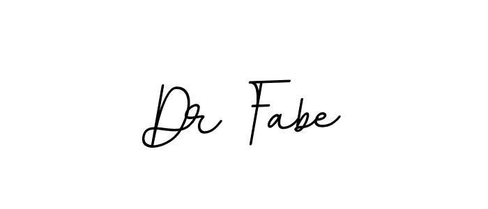 Also we have Dr Fabe name is the best signature style. Create professional handwritten signature collection using BallpointsItalic-DORy9 autograph style. Dr Fabe signature style 11 images and pictures png