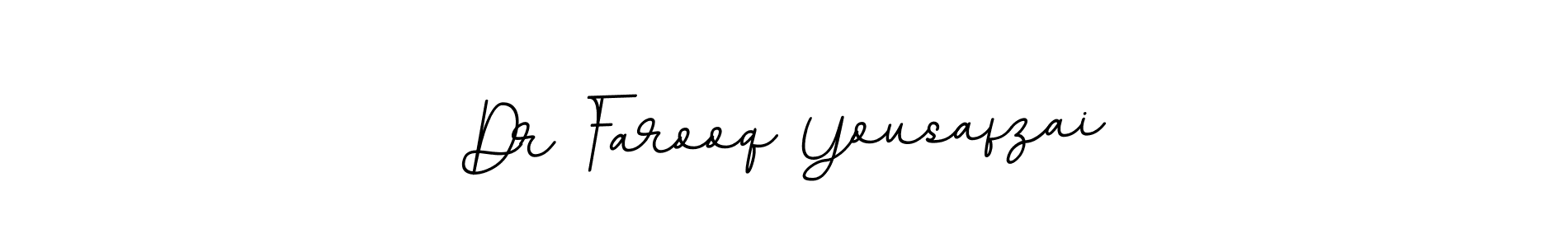 This is the best signature style for the Dr Farooq Yousafzai name. Also you like these signature font (BallpointsItalic-DORy9). Mix name signature. Dr Farooq Yousafzai signature style 11 images and pictures png