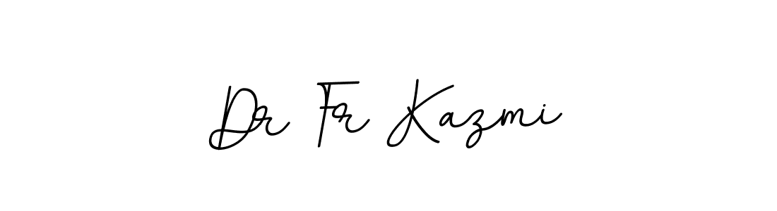 Dr Fr Kazmi stylish signature style. Best Handwritten Sign (BallpointsItalic-DORy9) for my name. Handwritten Signature Collection Ideas for my name Dr Fr Kazmi. Dr Fr Kazmi signature style 11 images and pictures png