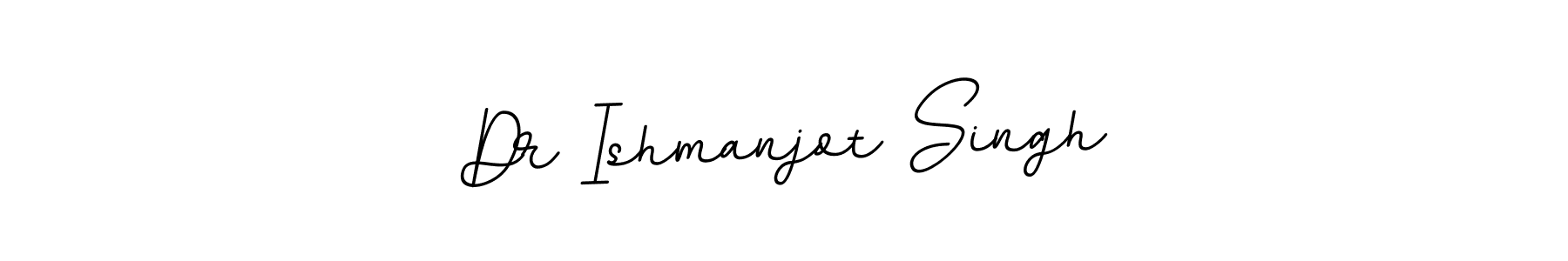 How to make Dr Ishmanjot Singh name signature. Use BallpointsItalic-DORy9 style for creating short signs online. This is the latest handwritten sign. Dr Ishmanjot Singh signature style 11 images and pictures png
