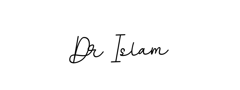 You should practise on your own different ways (BallpointsItalic-DORy9) to write your name (Dr Islam) in signature. don't let someone else do it for you. Dr Islam signature style 11 images and pictures png