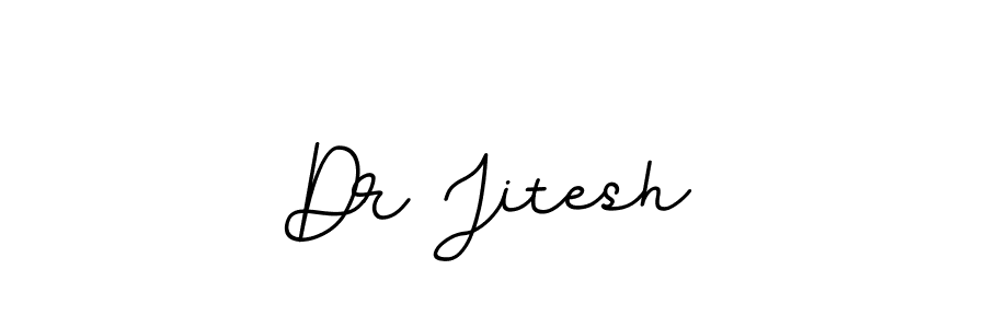 Dr Jitesh stylish signature style. Best Handwritten Sign (BallpointsItalic-DORy9) for my name. Handwritten Signature Collection Ideas for my name Dr Jitesh. Dr Jitesh signature style 11 images and pictures png